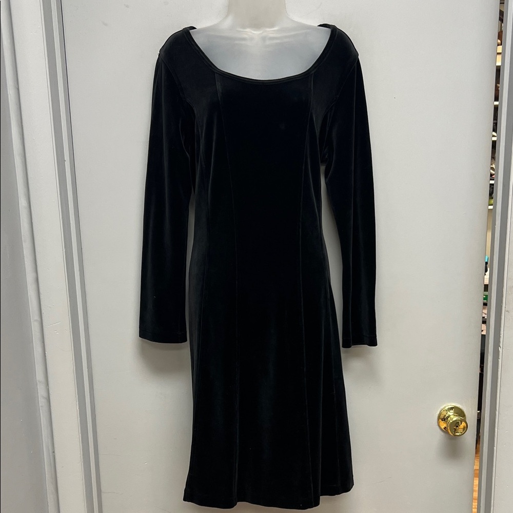 The Territory Ahead Black Long Sleeve Dress